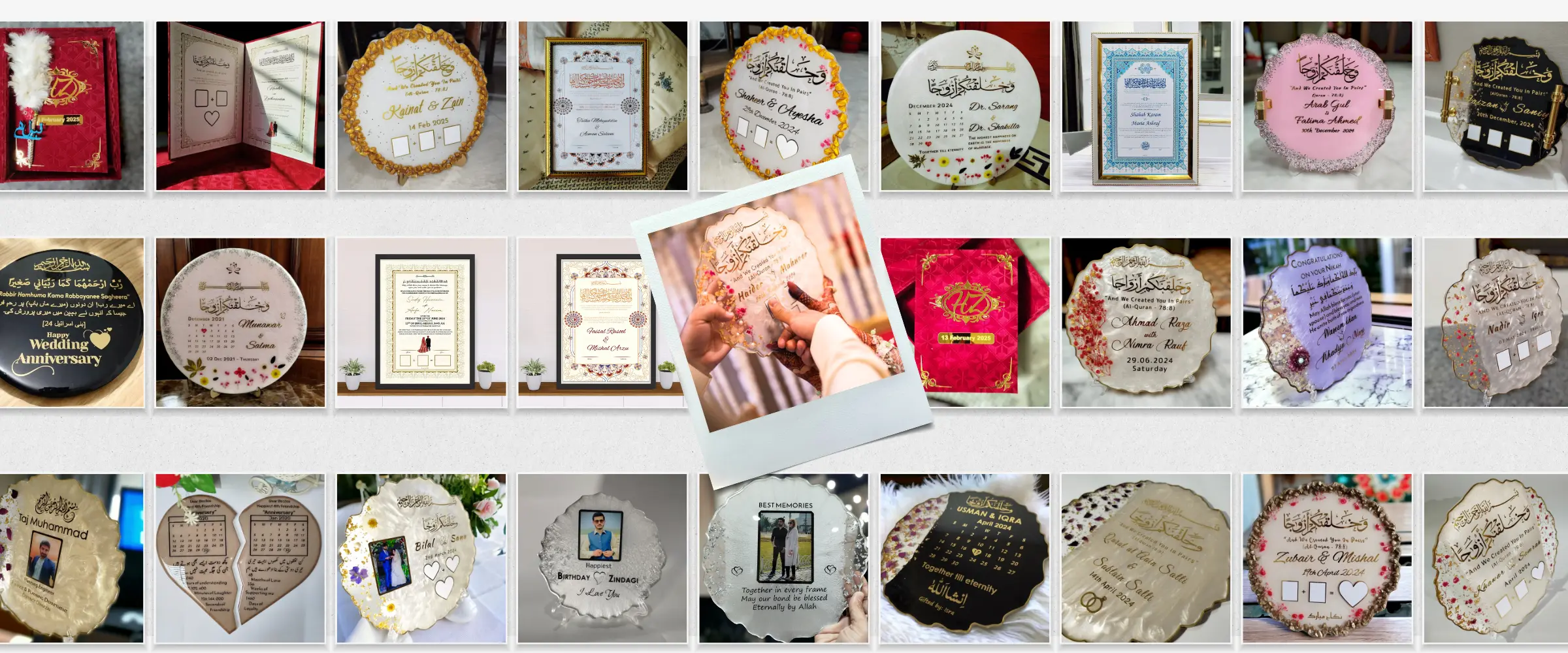 Misq Cutom Arts Banner Images For Resin Nikah Thum Board Price In Pakistan 2